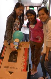 Kids Science project being displayed by the inventors