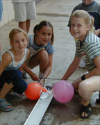 Kids Science project being displayed by the inventors